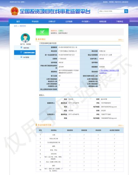 全國投資項(xiàng)目在線審批監(jiān)督平臺(tái)證明